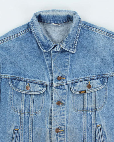 Vintage 90's Lee Oversized Medium Wash Denim Jacket - L