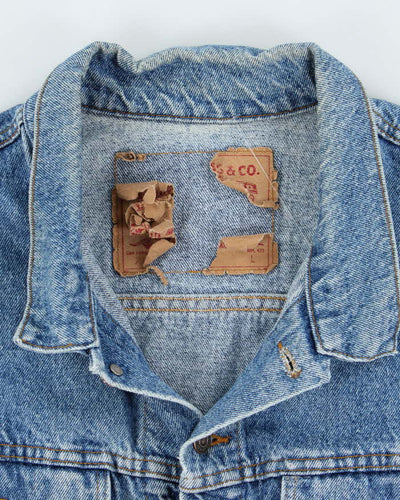 Vintage 90's Levi's Boxy Medium Wash Denim Jacket - L