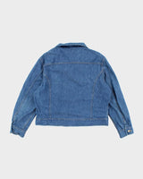 Vintage 80's Lee Medium Wash Lightweight Denim Jacket - XL