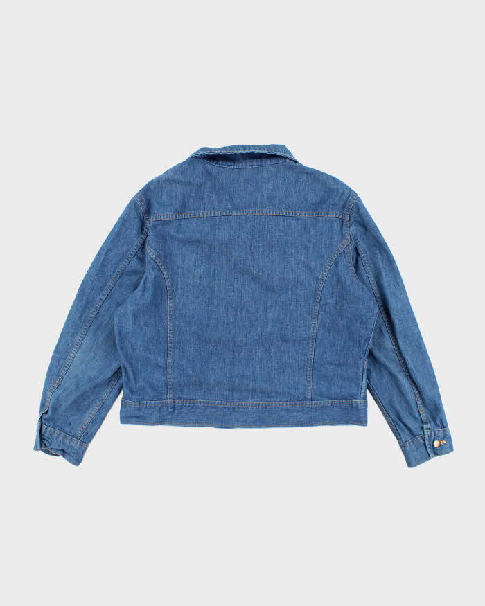 Vintage 80's Lee Medium Wash Lightweight Denim Jacket - XL