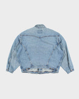 Vintage 90's Levi's Oversized Light Wash Denim Jacket - XL