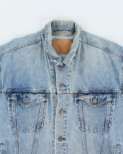 Vintage 90's Levi's Oversized Light Wash Denim Jacket - XL