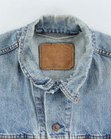 Vintage 90's Levi's Oversized Light Wash Denim Jacket - XL