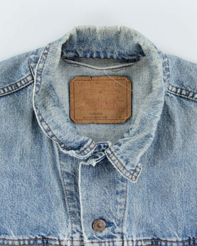 Vintage 90's Levi's Oversized Light Wash Denim Jacket - XL