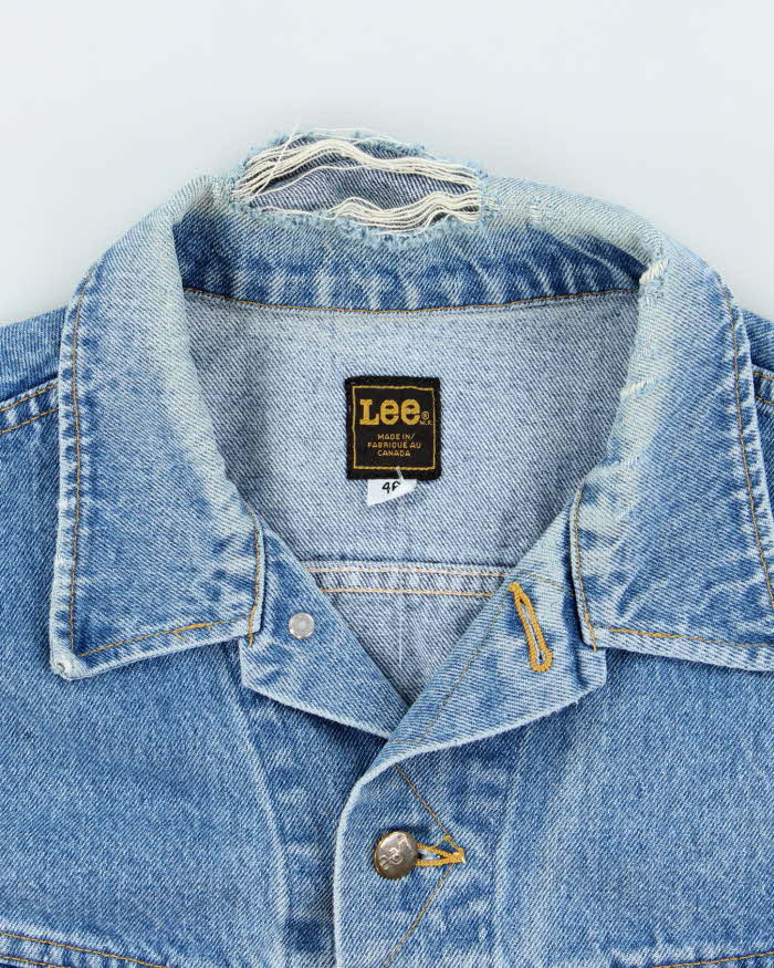 Vintage 90's Lee Light Wash Denim Jacket - L