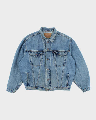 Vintage 90's Levi's Medium Wash Boxy Denim Jacket - L