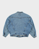Vintage 90's Levi's Medium Wash Boxy Denim Jacket - L