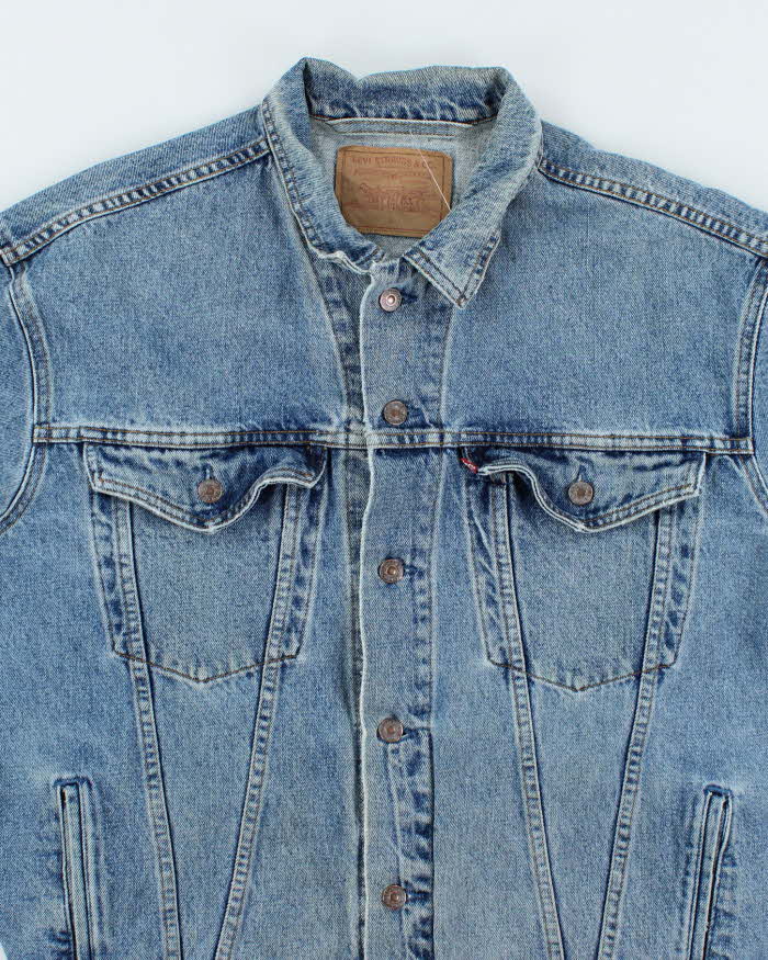 Vintage 90's Levi's Medium Wash Boxy Denim Jacket - L