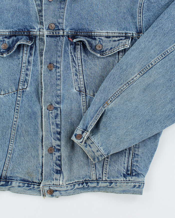 Vintage 90's Levi's Medium Wash Boxy Denim Jacket - L