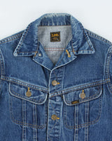 Vintage 90's Lee Dark Wash Denim Jacket - XS