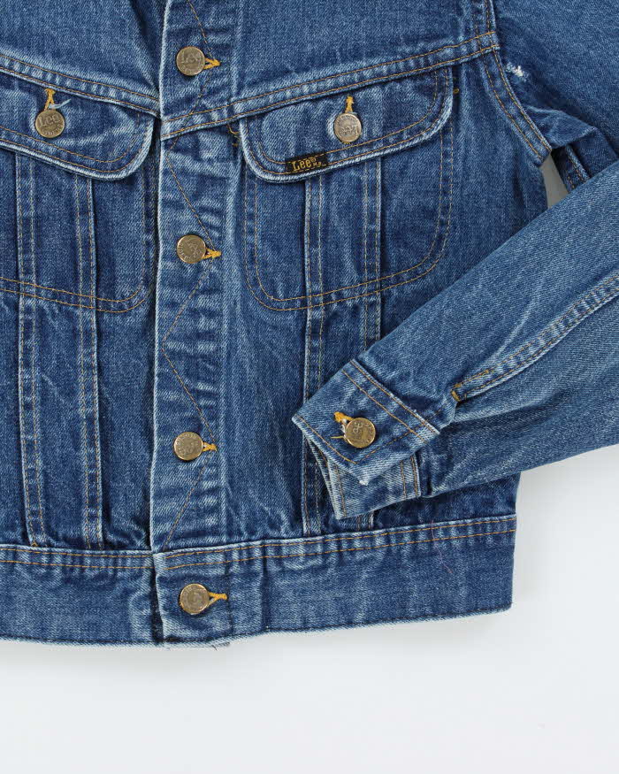 Vintage 90's Lee Dark Wash Denim Jacket - XS
