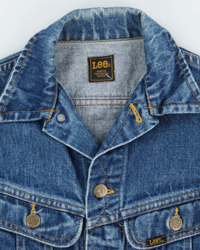 Vintage 90's Lee Dark Wash Denim Jacket - XS