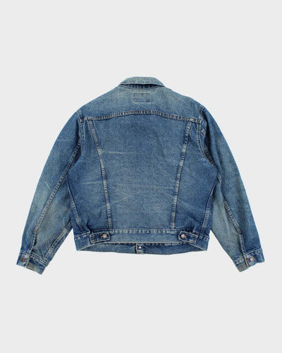 Vintage 90's Levi's Dark Wash Faded Denim Jacket - L