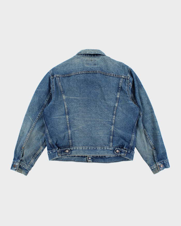 Vintage 90's Levi's Dark Wash Faded Denim Jacket - L