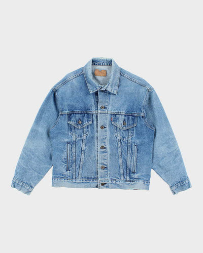 Vintage 90's Levi's Medium Wash Faded Denim Jacket - L
