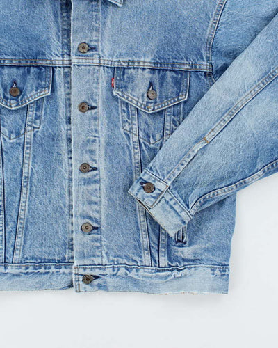 Vintage 90's Levi's Medium Wash Faded Denim Jacket - L