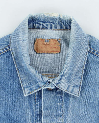 Vintage 90's Levi's Medium Wash Faded Denim Jacket - L