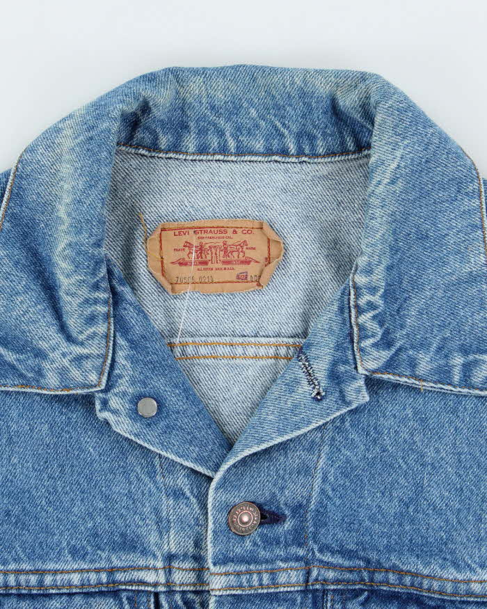 Vintage 90's Levi's Medium Wash Faded Denim Jacket - L