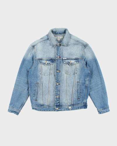 Vintage 90s Guess Embroidered Denim Jacket - S