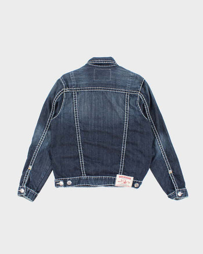 Y2K 00s True Religion Dark Wash Denim Jacket - L