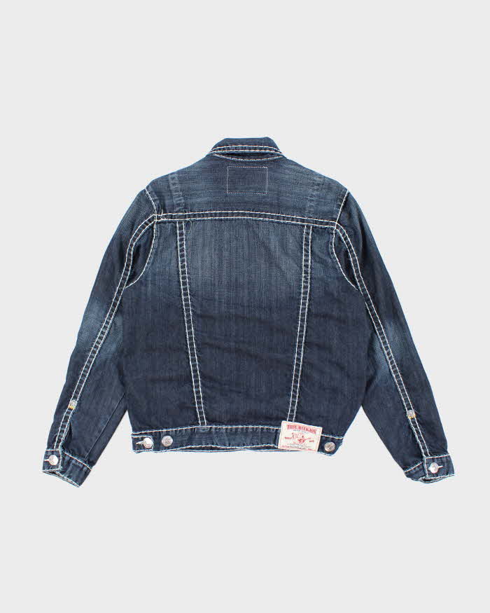Y2K 00s True Religion Dark Wash Denim Jacket - L