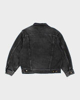 Vintage 90's Lee Oversized Grey Wash Denim Jacket - M