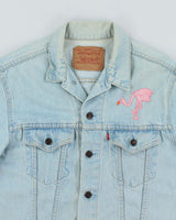 Vintage Levi's Faded Light Wash Denim Jacket - L