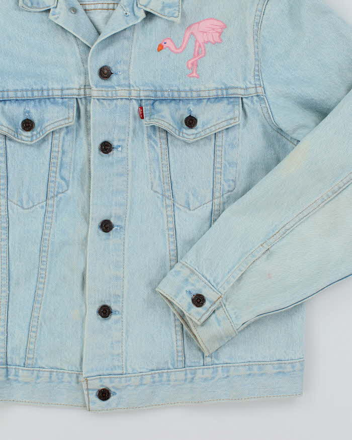 Vintage Levi's Faded Light Wash Denim Jacket - L