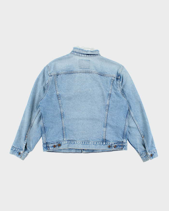 Vintage 80's Levi's Orange Tab Medium Wash Faded Denim Jacket - L