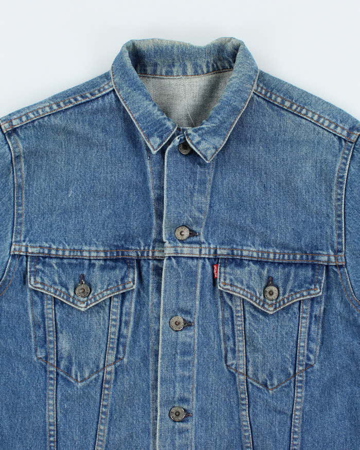 Vintage Levi's Lightweight Dark Wash Denim Jacket - M
