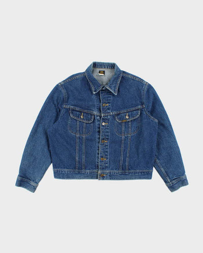 Vintage 90's Lee Dark Wash Boxy Denim Jacket - L