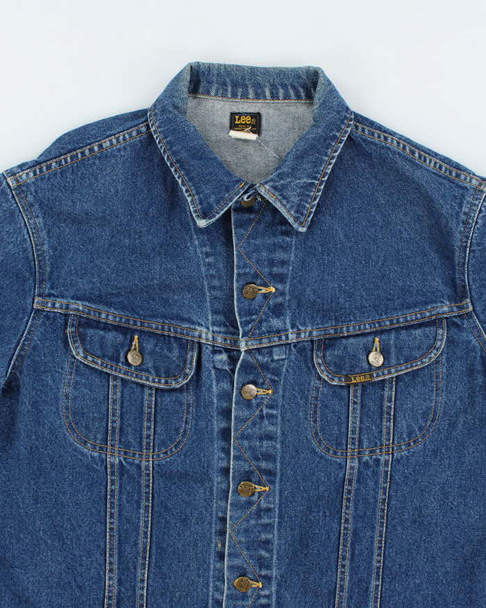 Vintage 90's Lee Dark Wash Boxy Denim Jacket - L