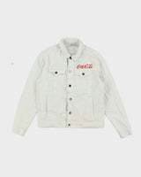 Vintage Y2K Coca Cola Graphic Printed Denim Jacket - M