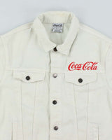 Vintage Y2K Coca Cola Graphic Printed Denim Jacket - M
