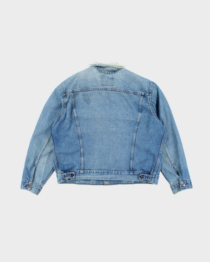 Vintage 90's Levi's Boxy Medium Wash Denim Jacket - L