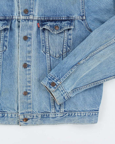 Vintage 90's Levi's Boxy Medium Wash Denim Jacket - L