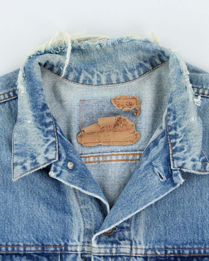 Vintage 90's Levi's Boxy Medium Wash Denim Jacket - L
