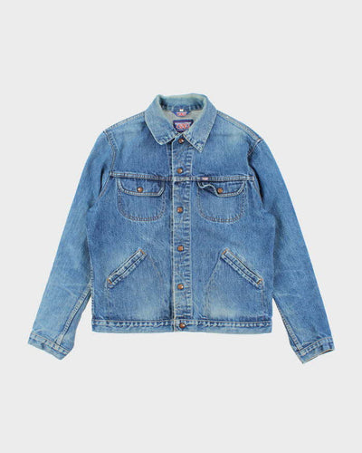 Vintage 80's GWG Snap Button Dark Wash Denim Jacket - L