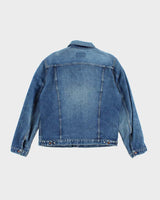 Vintage 80's GWG Snap Button Dark Wash Denim Jacket - L