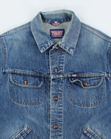 Vintage 80's GWG Snap Button Dark Wash Denim Jacket - L