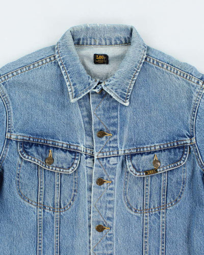 Vintage 90's Lee Faded Medium Wash Denim Jacket - M