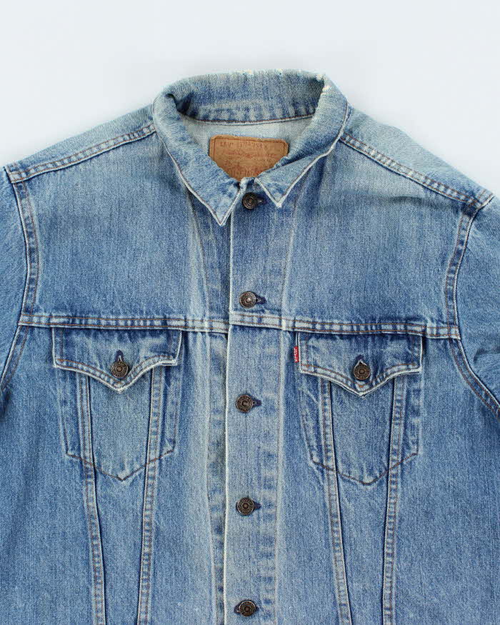 Vintage 90's Levi's Medium Wash Boxy Denim Jacket - L