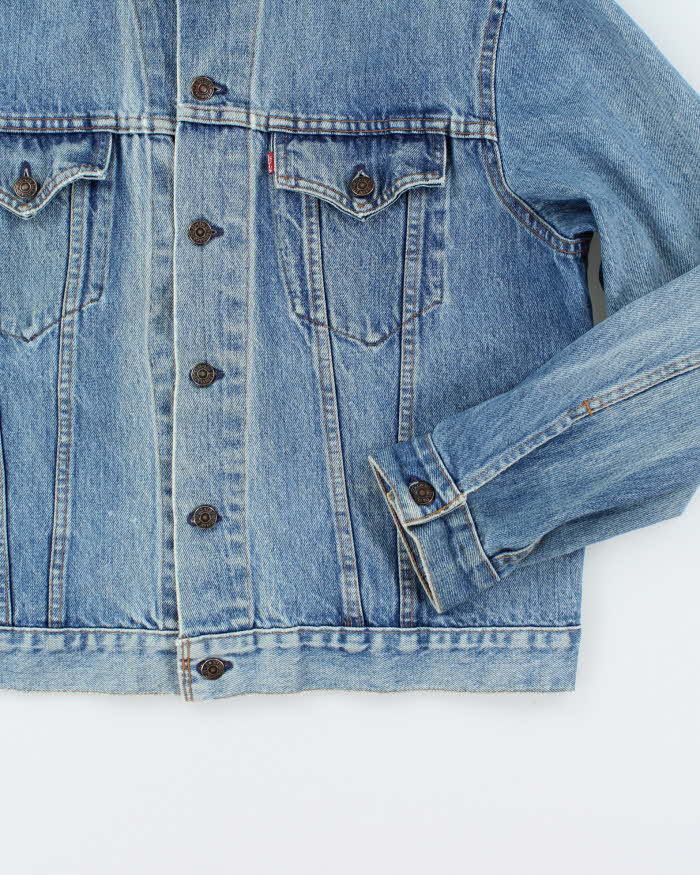 Vintage 90's Levi's Medium Wash Boxy Denim Jacket - L
