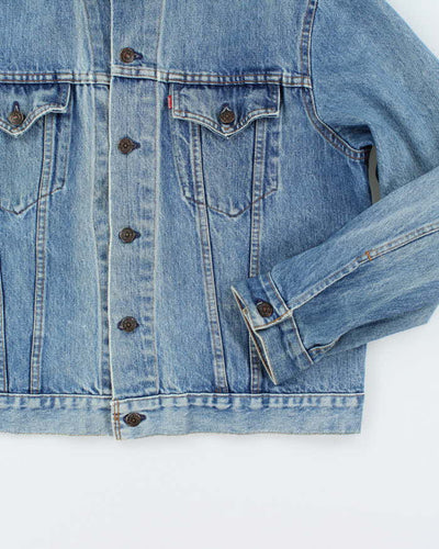 Vintage 90's Levi's Medium Wash Boxy Denim Jacket - L