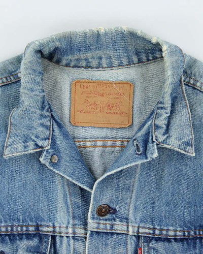 Vintage 90's Levi's Medium Wash Boxy Denim Jacket - L
