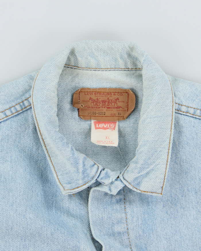 Vintage 2000's Levi's Ultra Light Wash Denim Jacket - XL