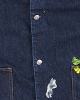 ACNE Studio Heavyweight Indigo Dark Wash Painters Jacket - XL