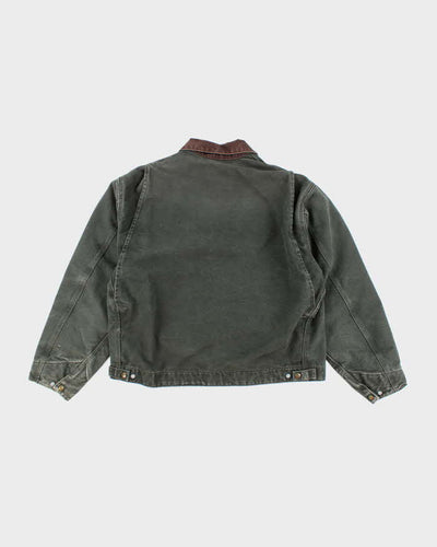 Vintage Carhartt Faded Green Lined Detroit Jacket - XL