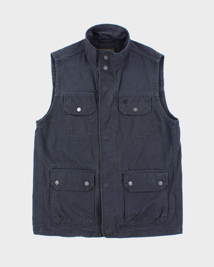 Vintage 2000's Timberland Multi-Pocketed Utility Gilet - S