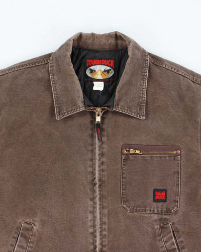 Vintage 2000's Tough Duck Faded Brown Lined Detroit Style Jacket - XL